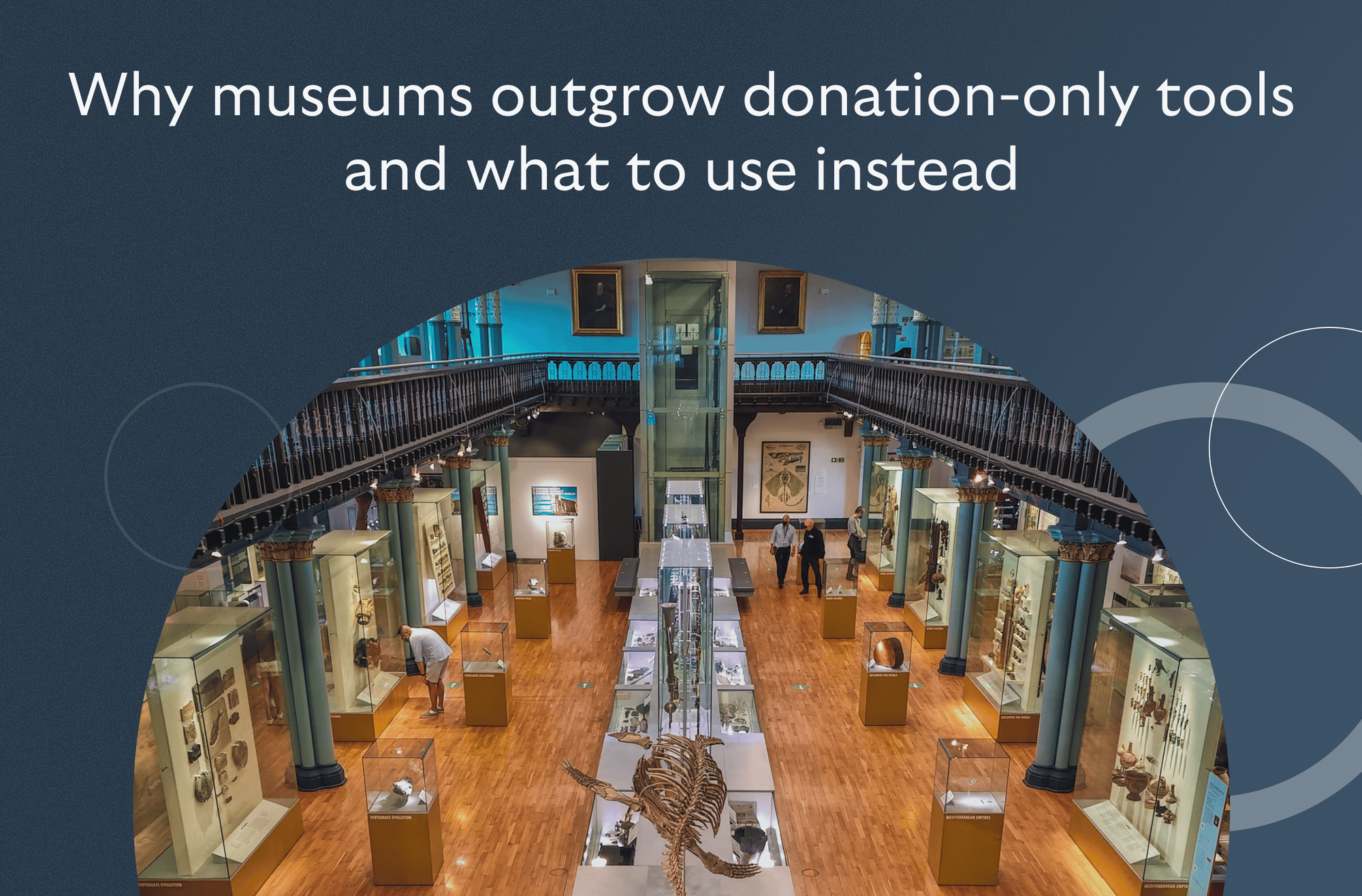 Why museums outgrow donation-only tools and what to use instead